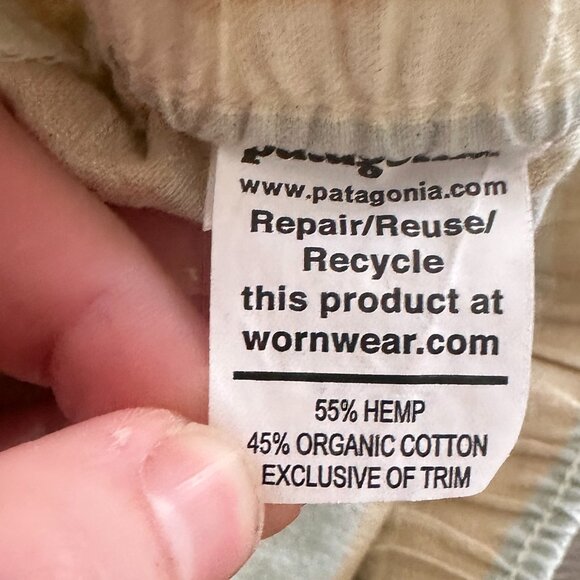 Patagonia Island Hemp Baggies Shorts Size XS - Picture 4 of 8